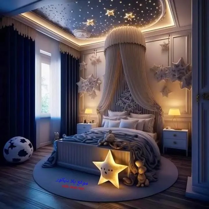 ديكورات اسقف غرف نوم اطفال